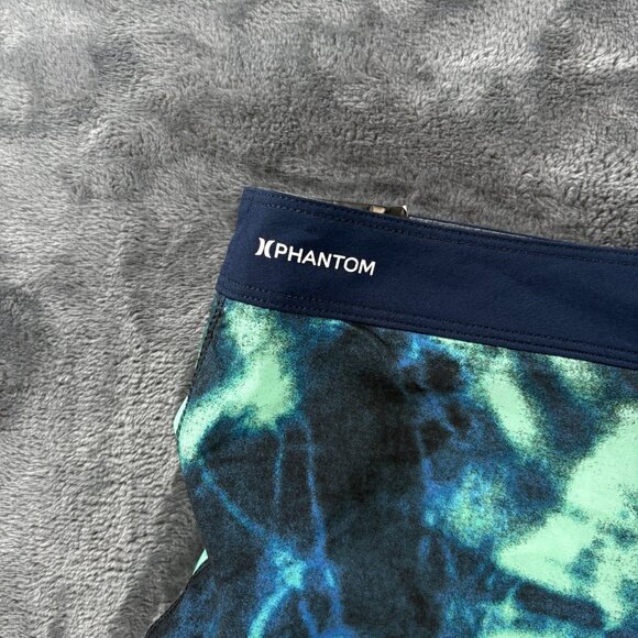 Hurley Phantom Eco Board Shorts Men 38 Tie Dye 18" Swim Trunks Beach Surf NWT - Picture 8 of 11
